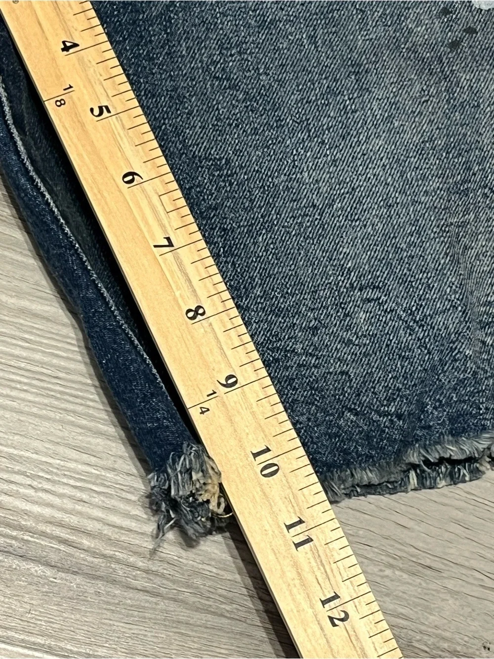 Polo Ralph Lauren Hampton Relaxed Straight Denim Shorts Blue Authentic Mens 46B